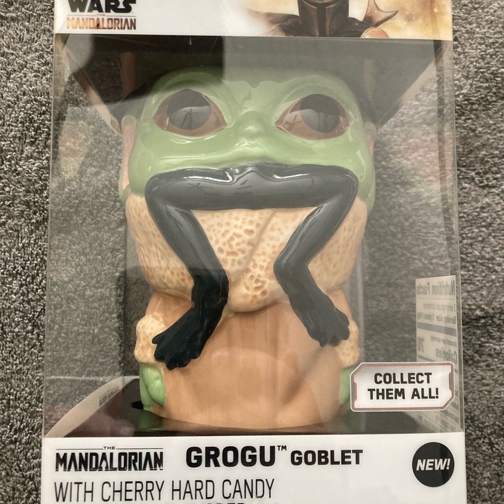 Grogu goblet, the Mandalorian, Star Wars